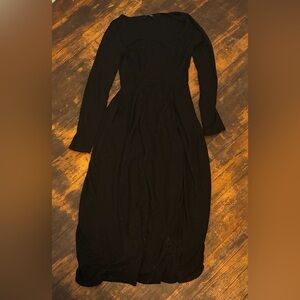 Amazon Elegant Black Long Sleeve Dress